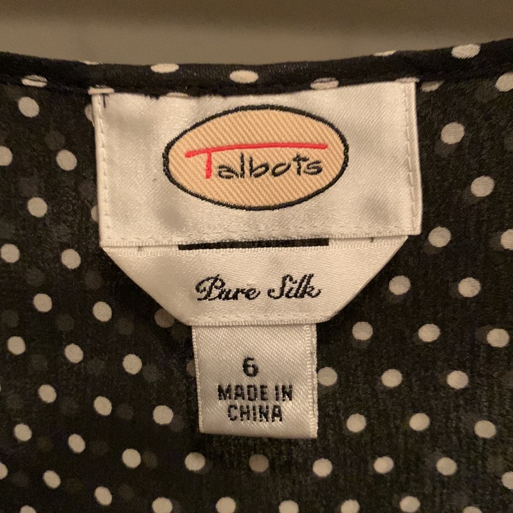 Talbots blouse-6 - Picture 2 of 4